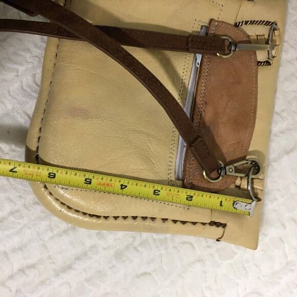 Morrocan VTG Choukara Chkara Handmade Leather Bag - Picture 9 of 11